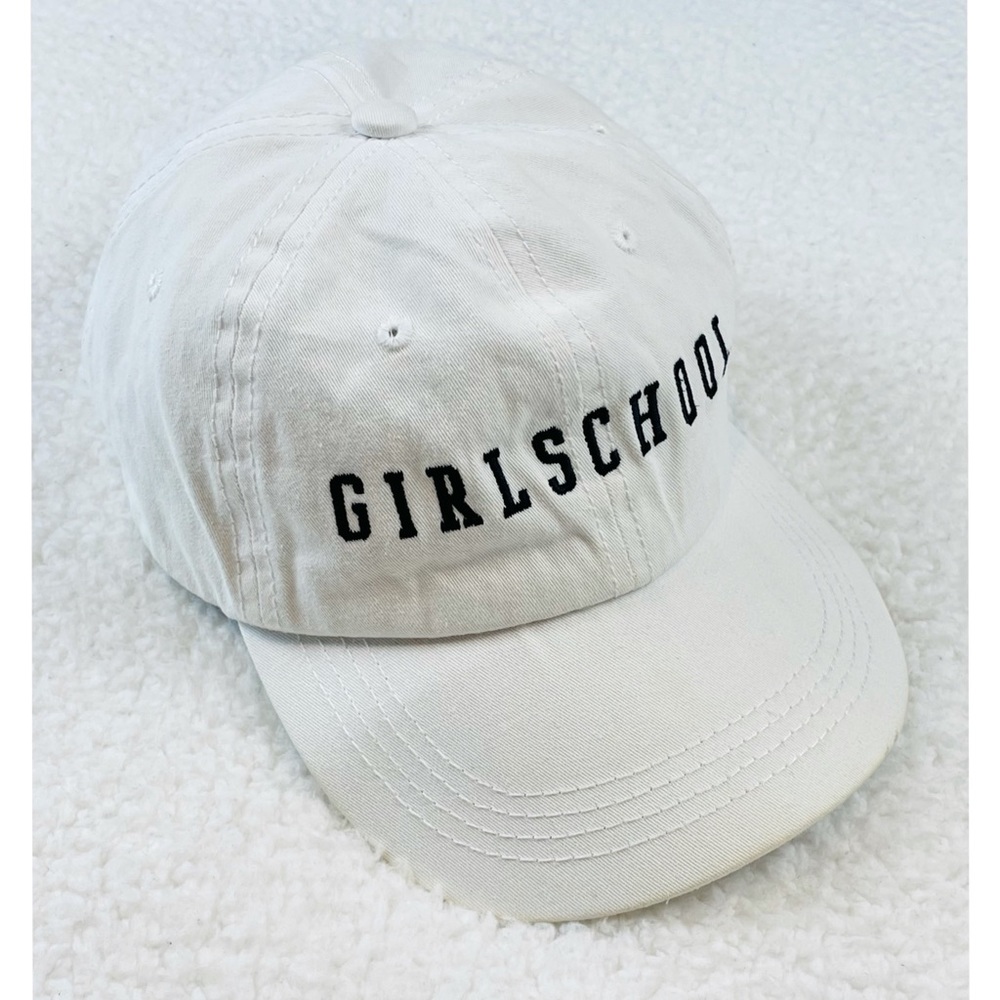 GIRLSCHOOL • White Logo Baseball Cap - Picture 7 of 16